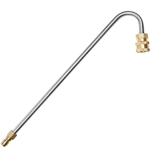 STYDDI Pressure Washer Gutter Cleaner Attachment Pressure Power Washer Gutter Cleaning 4000 PSI 13 Inch 1/4 Quick Connect