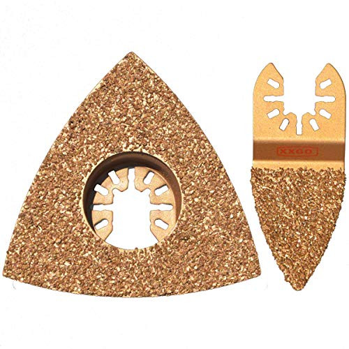 XXGO 2 Pcs Carbide Triangle Finger Oscillating Tool Blades Universal Compatible with Bosch Chicago Craftsman Dewalt Dremel Fein Harbor Freight Makita Milwaukee Porter Cable Ridgid Ryobi Rockwell XG2205 XXGO 2 Pcs Carbide Triangle Finger Oscillating Tool Blades Universal Compatible with Bosch Chicago Craftsman Dewalt Dremel Fein Harbor Freight Makita Milwaukee Porter Cable Ridgid Ryobi Rockwell XG2205