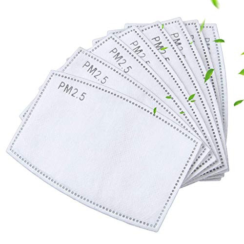 30 Pack PM2.5 Activated Carbon Mask Filters? 5 Layers Activated Carbon Filter Inserts Ship from USA 