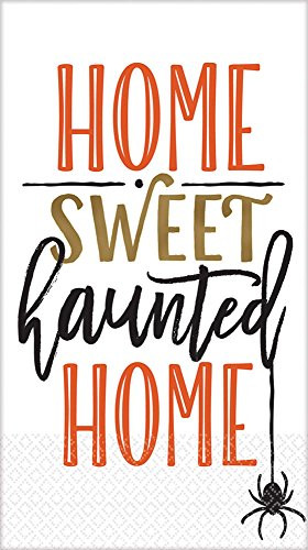 Amscan 53777727 Haunted Home Guest Towels Multicolor
