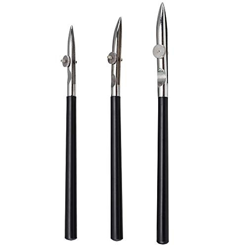 PAGOW 3 Sizes Art Ruling Pen Sets 3 Packs Cross-Hinged Fine Line Masking Fluid Pen Straight Line Pen for Drawing Mounting Art Artists Technical Drawing Cartography Lines