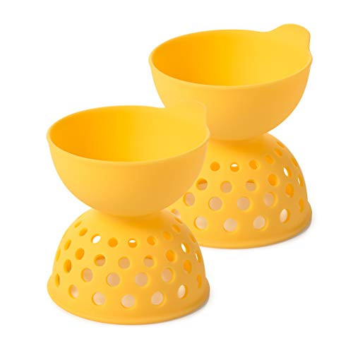 OXO Good Grips Silicone Egg Poachers -Set of 2-Yellow