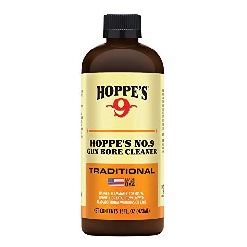 Hoppes No. 9 Gun Bore Cleaning Solvent 1-Pint Bottle Hoppes No. 9 Gun Bore Cleaning Solvent 1-Pint Bottle