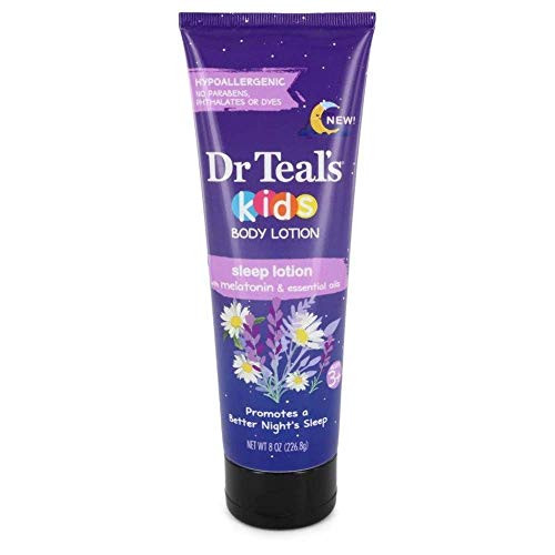 Dr Teals Sleep Lotion by Dr Teals Kids Hypoallergenic Sleep Lotion with Melatonin and Essential Oils Promotes a Better Nights Sleep-Unisex- 8 oz for Women Dr Teals Sleep Lotion by Dr Teals Kids Hypoallergenic Sleep Lotion with Melatonin and Essential Oils Promotes a Better Nights Sleep-Unisex- 8 oz for Women
