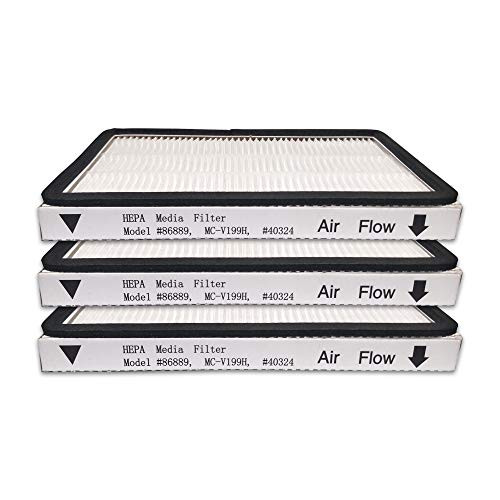 Aliddle Vacuum Cleaner HEPA Filter EF-1 Replacement for Sears Kenmore EF-1 and Panasonic Uprights Vacuums 86889 20-86889 40324? Panasonic Part MC-V199H -MCV199H- Aliddle Vacuum Cleaner HEPA Filter EF-1 Replacement for Sears Kenmore EF-1 and Panasonic Uprights Vacuums 86889 20-86889 40324? Panasonic Part MC-V199H -MCV199H-