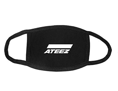 ATEEZ 100 percent Cotton Face Mask Double Layer Washable Reusuable