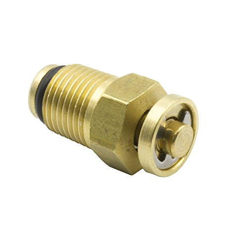 AutoMeter BV1 Push Button Pressure Release Bleed Valve Brass Body Stainless Steel Spring/Snap Ring 1/8 in. NPT Thread Push Button Pressure Release Bleed Valve