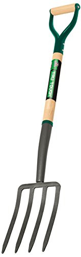 Truper 30293 Tru Tough Spading Fork, 4-Tine, D-Handle, 30-Inch