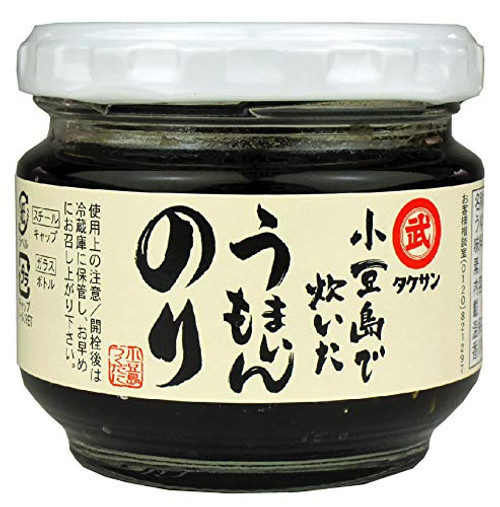Tsukudani of Boiled seaweed 3.5 oz -100g- in bottle. TUKUDANI is a preserved food made with soy sauce. A traditional Japanese food that has been around for 400 years.