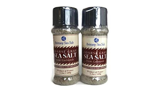Sea Salt Grinder Coarse Gray Sea Salt in Grinder Multipack of 2