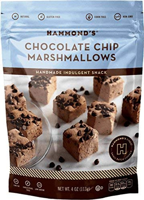 HAMMONDS CANDIES Chocolate Chip Marshmallows 4 OZ HAMMONDS CANDIES Chocolate Chip Marshmallows 4 OZ