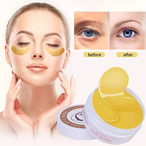 Under Eye Collagen Eye Mask?24K Gold Eye Mask Anti-Aging Eye Eliminate Dark Circles and Bags Under the Eyes Puffiness Eye MaskEye Mask Treatment Patches Under Eye Collagen Eye Mask?24K Gold Eye Mask Anti-Aging Eye Eliminate Dark Circles and Bags Under the Eyes Puffiness Eye MaskEye Mask Treatment Patches