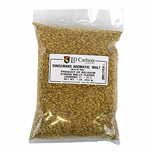 Dingemans Grain Belgian Brewers Malt for Beer Making  and  Home Brewing 1 LB -Aromatic-