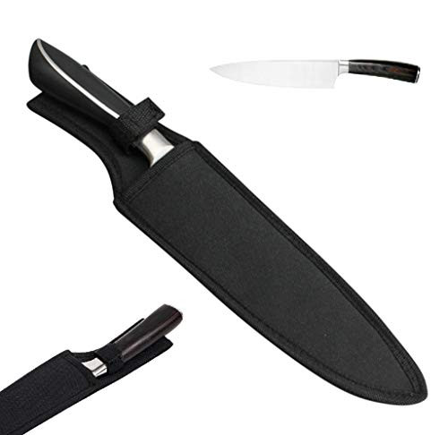 8 inch Chef Knife Scabbard Sheath -Black Nylon-