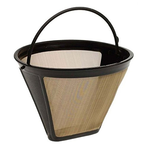 IETONE 4 Cone Shape Permanent Coffee Filter for Ninja Coffee Bar Brewer Replacment Cuisinart Coffee Filter