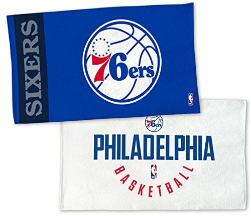 WinCraft NBA Philadelphia 76ers On Court Towel NBA Locker Room Authentic Edition 22x42 inches WinCraft NBA Philadelphia 76ers On Court Towel NBA Locker Room Authentic Edition 22x42 inches