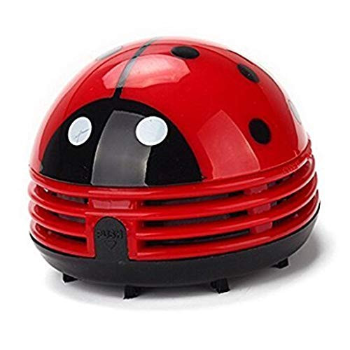 Ladybug Vacuum Cleaner - Mini Vacuum Cleaner Portable Corner Desk Vacuum Cleaner Mini Cute Vacuum Cleaner Dust Sweeper 1Pcs