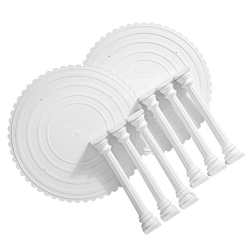 Wilton Roman Column Tiered Wedding Cake Stand, 8-Piece