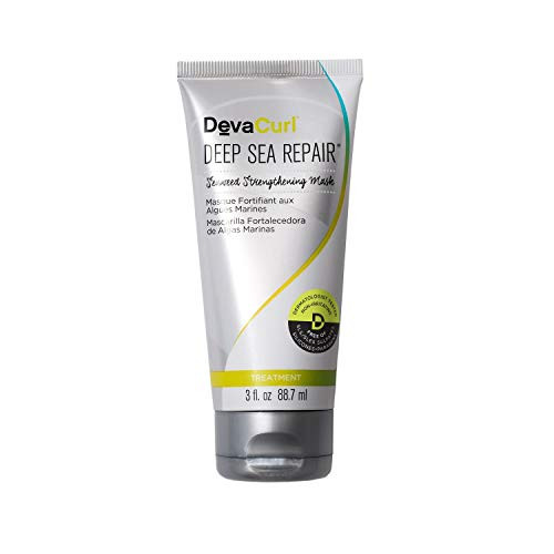 DevaCurl Deep Sea Repair Seaweed Strengthening Mask Chemical and Heat Damaged Hair Treatment -3oz-