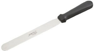 Ateco Ultra Straight Spatula with 8-Inch Stainless Steel Blade Plastic Handle Dishwasher Safe