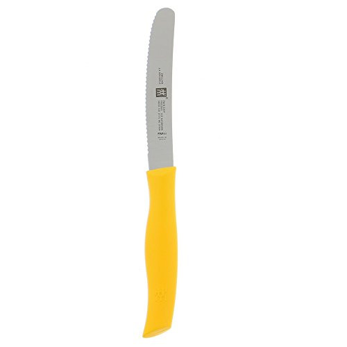 ZWILLING J.A. Henckels TWIN Grip Serrated Utility Knife 4.5-inch Yellow