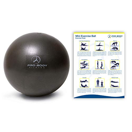 Mini Exercise Ball - 9 Inch Small Bender Ball for Stability Barre Pilates Yoga Core Training and Physical Therapy -Black- Mini Exercise Ball - 9 Inch Small Bender Ball for Stability Barre Pilates Yoga Core Training and Physical Therapy -Black-