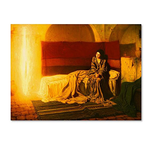 Trademark Fine Art The Annunciation by Henry Ossawa Tanner, 18x24-Inch Canvas Wall Art