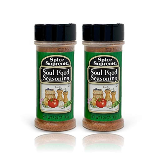 Soul Food Seasoning Spice -5.25 oz.- Plastic Shaker Bottle - Pack of 2