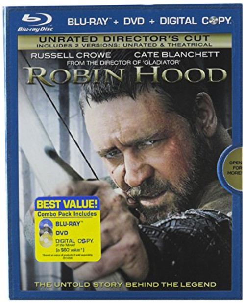 Robin Hood -Three-Disc Unrated Directors Cut Blu-ray/DVD Combo-
