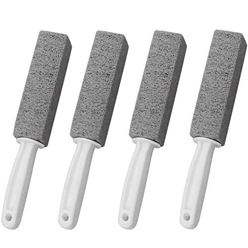 Aniann Pumice Cleaning Stone with Handle Toilet Bowl Ring Remover Cleaner Brush Stains and Hard Water Ring Remover Rust Grill Griddle Cleaner for Kitchen/Bath/Pool/Household Cleaning 4 Pack Aniann Pumice Cleaning Stone with Handle Toilet Bowl Ring Remover Cleaner Brush Stains and Hard Water Ring Remover Rust Grill Griddle Cleaner for Kitchen/Bath/Pool/Household Cleaning 4 Pack