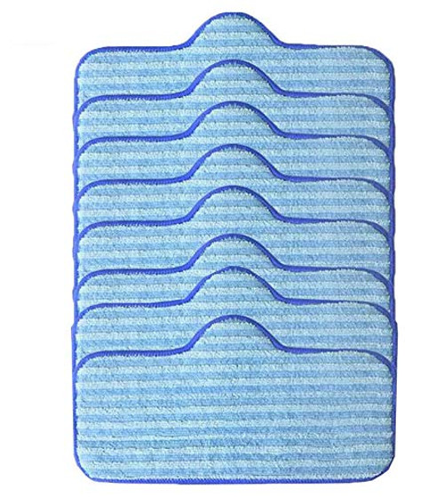 Lxiyu 8 Pack Steam Mop Pads Compatible Dupray Microfiber Washable Pads Replacement for Dupray Neat Steam Cleaner