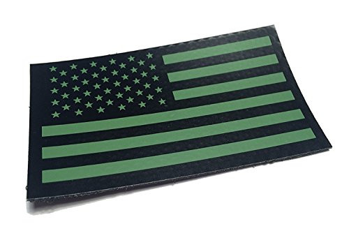 OD Green US IR Infrared reflective USA Flag Military Morale -hook/loop- Patch -Empire Tactical USA- Brand