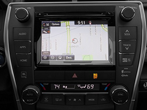 PcProfessional Screen Protector -Set of 2- for 2014 2015 2016 Toyota Corrolla LE S 6.1 inch Entune Touch Screen Display Navigation System High Clarity Anti Scratch Filters UV