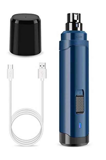 Askwhy Dog Nail Grinder Professional 2-Speed Silent USB Rechargeable Pet Nail Trimmer Painless Paws Grooming and Smoothing for Small Medium Large Dogs and Cats Askwhy Dog Nail Grinder Professional 2-Speed Silent USB Rechargeable Pet Nail Trimmer Painless Paws Grooming and Smoothing for Small Medium Large Dogs and Cats