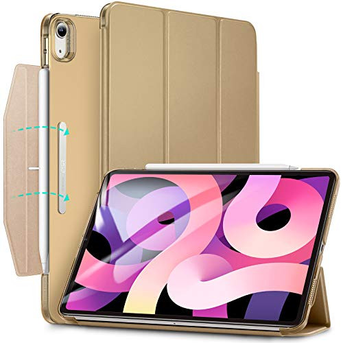 ESR Trifold Case for iPad Air 4 2020 10.9 Inch -Trifold Smart Case- -Auto Sleep/Wake Cover- -Stand Case with Clasp- Ascend Series - Khaki