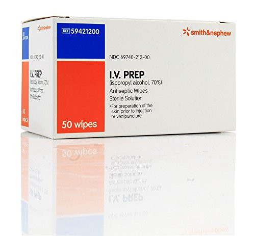 Smith And Nephew I.V. Prep Wipes - 50/bx by Smith  and  Nephew