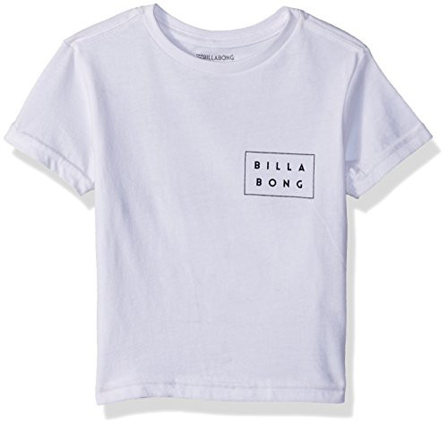 Billabong Boys Little Die Cut Fill Tee White 6L