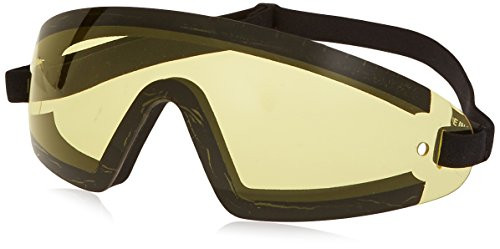 Bobster BW201Y Wrap Around Sunglasses Black Frame/Yellow Lens