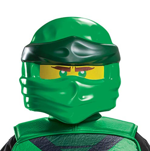 Disguise Lloyd Ninjago Mask Lego Ninjago Legacy Themed Character Costume Face-mask Kids Size Green Childrens Size -115289-