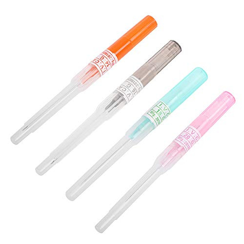 Body Piercing Needles - CINRA 8pcs Mixed Sizes 14G 16G 18G and 20G Ear Nose Piercing Needles IV Catheter Needles Kit Piercing Sterilized for IV Start Kits Body Piercing Tattoo Tools