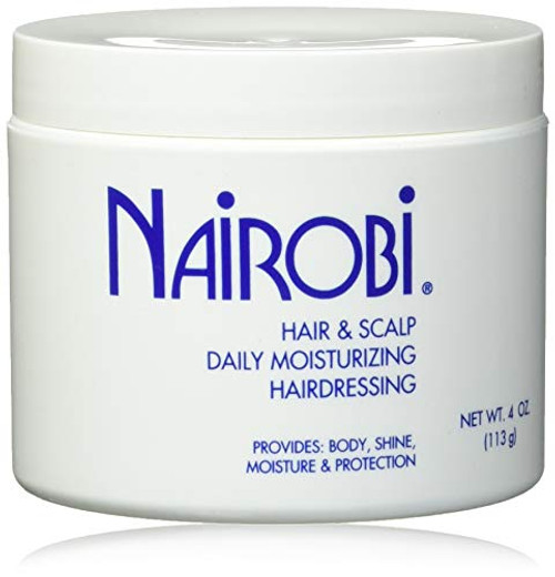 Nairobi Hair and Scalp Daily Moisturizing Hairdressing Unisex 4 Ounce Nairobi Hair and Scalp Daily Moisturizing Hairdressing Unisex 4 Ounce