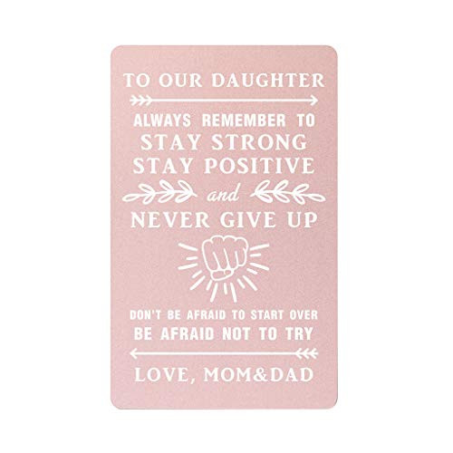 TANWIH Our Daughter Gifts Wallet Card Daughter Graduation Gifts Daughter Birthday Gift Cards Gifts to Daughter on Her Wedding Day to Our Daughter from Mom And Dad Christmas TANWIH Our Daughter Gifts Wallet Card Daughter Graduation Gifts Daughter Birthday Gift Cards Gifts to Daughter on Her Wedding Day to Our Daughter from Mom And Dad Christmas