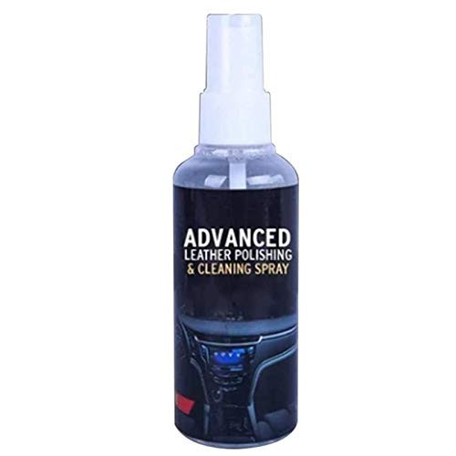 Advanced Leather Polishing  and  Cleaning Spray Plastic Care Maintenance Cleaner Conditioner Complete Leather Care Cleaner for Use on Auto Interiors Shoes Bags and Accessories etc. 230ML