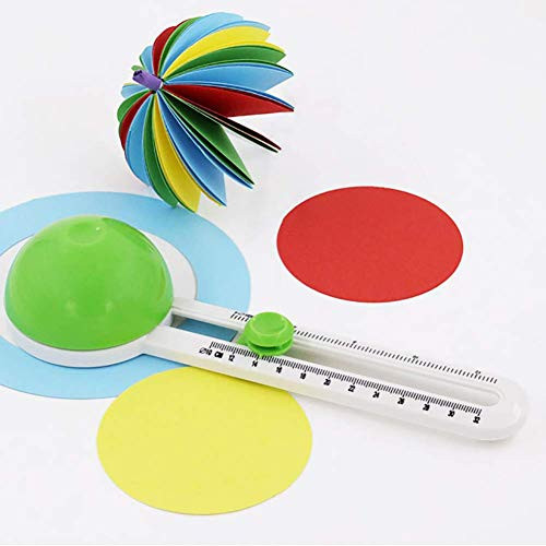 360 Degree Rotating Circle Cutter Round Cutting Knife Model Patchwork Compass Circular Paper Scrapbooking Cards Cutter DIY Cutting Tool