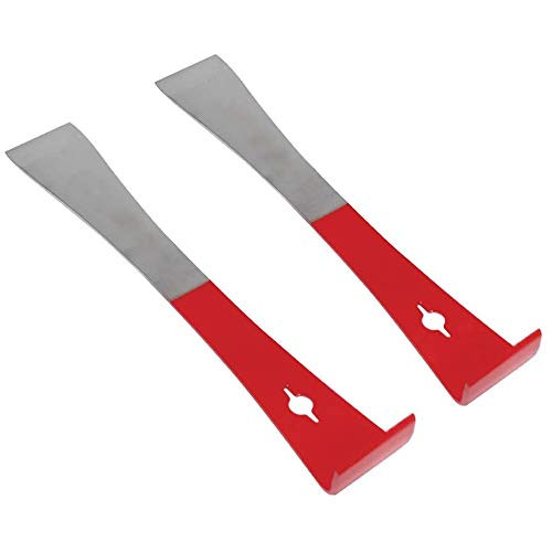 Beekeeping Supplies Beekeeping Tools American Style Bee Hive Box Hive Tool Scraper Knife Red Yellow Tail for Beekeeper Bee Honey Knife Hive Tools Beekeeping Equipment Apiculture Uncapping -Red 2PCS-