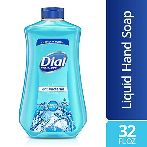 Dial Antibacterial Liquid Hand Soap Refill Spring Water 32 Fluid Ounces