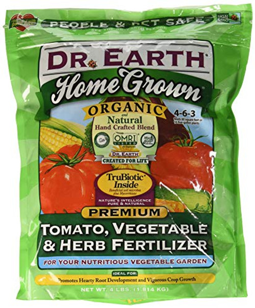 Dr. Earth Organic 5 Tomato Vegetable and Herb Fertilizer Poly Bag Dr. Earth Organic 5 Tomato Vegetable and Herb Fertilizer Poly Bag