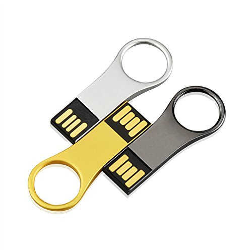 VICFUN 3 Pack 32GB USB Flash Drives 32GB USB 2.0 Pen Drive-Gold SilverRifle