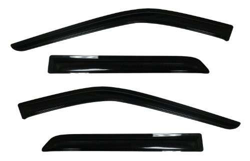 Auto Ventshade 94293 Original Ventvisor Side Window Deflector Dark Smoke, 4-Piece Set for 2011-2018 Ford Explorer