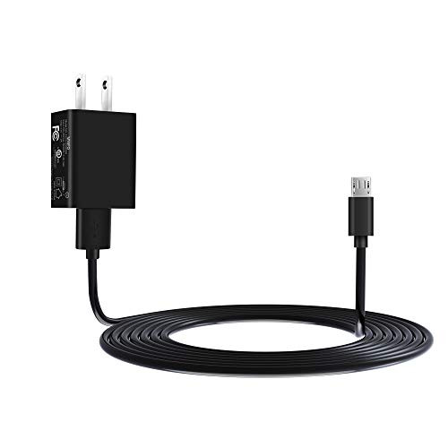 Kindle Fire Fast Charger -UL Listed- AC Adapter 2A Rapid Charger with 6.6Ft Micro-USB Cable for Amazon Kindle Fire 7 HD 8 10 Tablet Kids EditionKindle Fire HD HDX 7 8.9-Black-